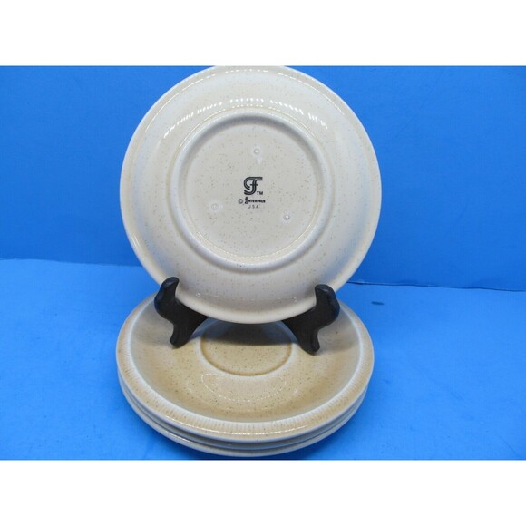 Franciscan Sea Sculptures Sand Saucers Only Set Of 4 Saucers - Picture 2 of 4